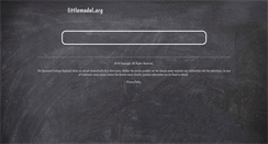 Desktop Screenshot of littlemodel.org